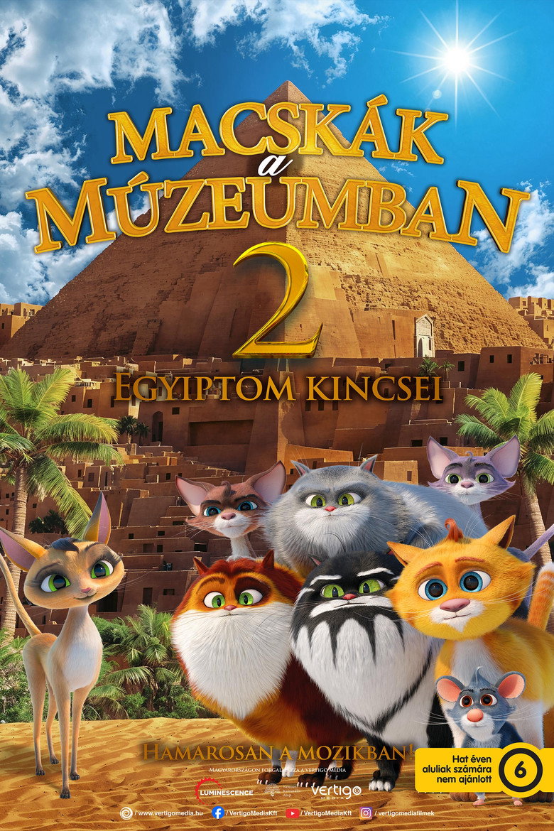 Macskák a múzeumban 2. - Egyiptom kincse plakátja