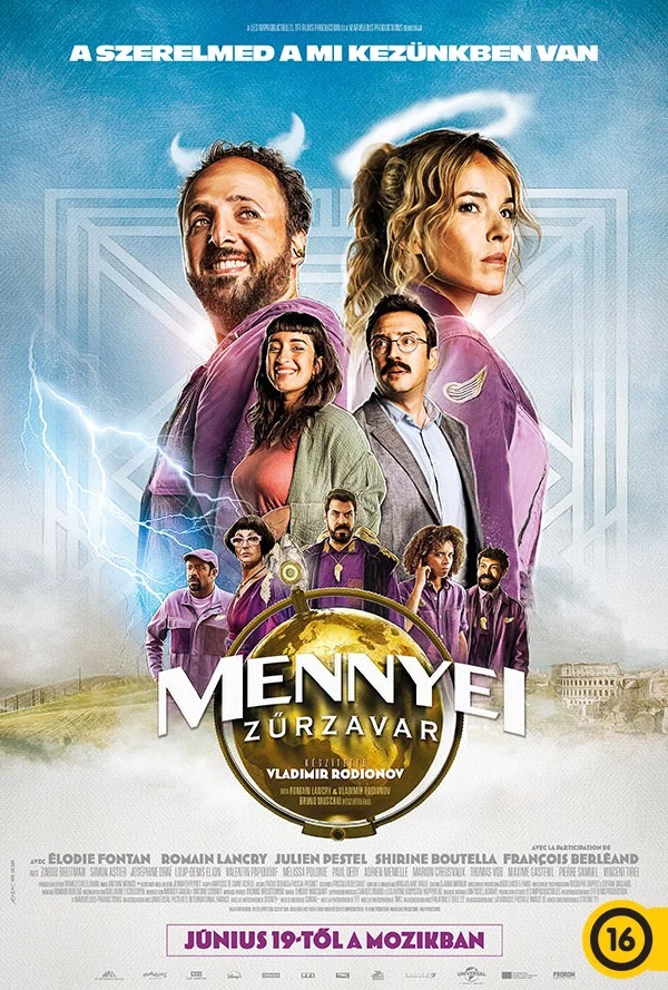 Mennyei zűrzavar plakátja