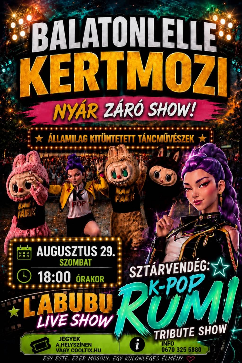 Lábubuk Live Show – Nyárzáró Show plakátja
