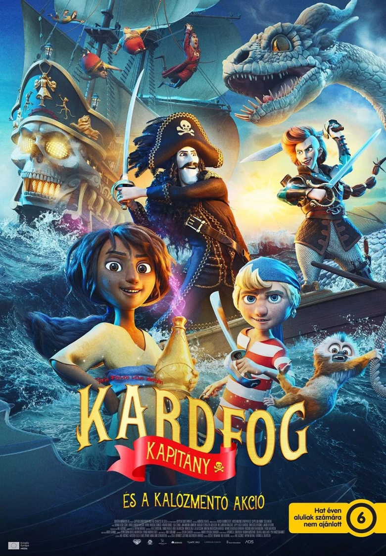 Kardfog kapitány és a kalózmentő akció plakátja