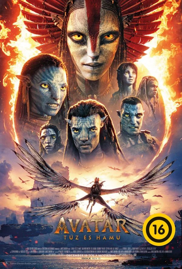 Avatar: Tűz és Hamu plakátja