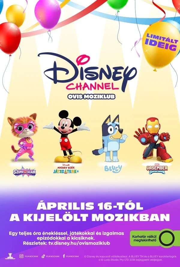 Disney Channel Ovis Moziklub plakátja