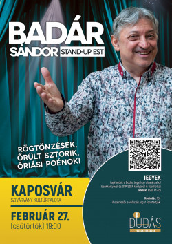 Badár Sándor stand-up estje