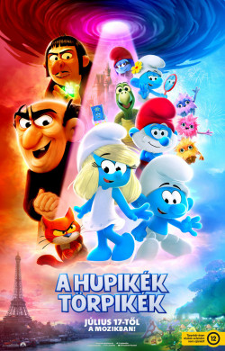 A hupikék törpikék plakátja